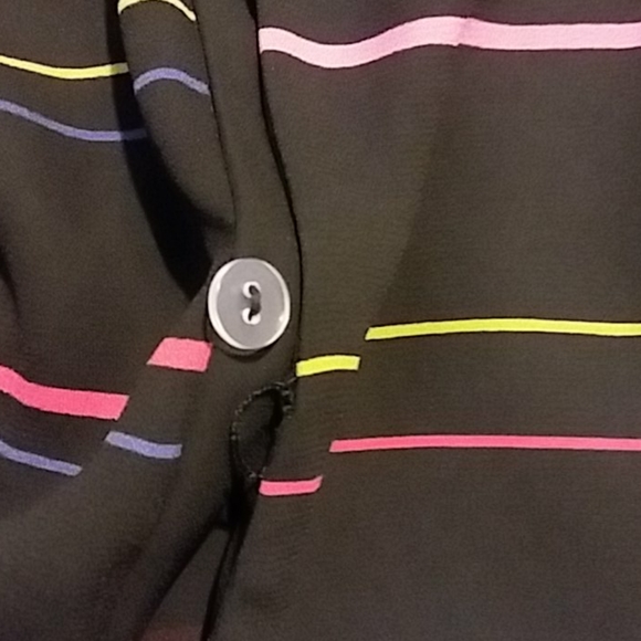 Vintage Judith Hart Collection Striped Wrap Maxi Skirt Size Medium - Picture 14 of 16